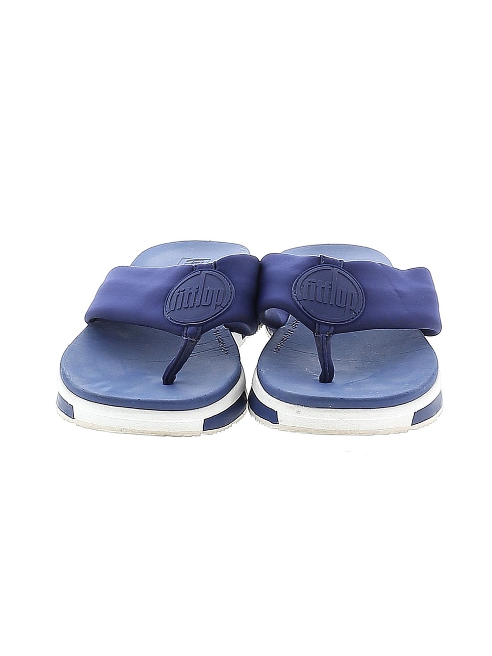 Fitflop Kids Navy Blue Padded Thong Sandals